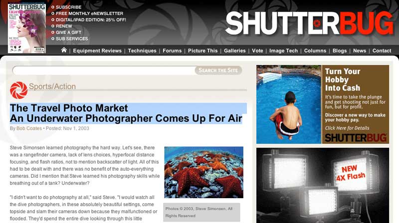 shutterbug magazine article