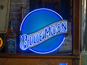 blue moon sign photo