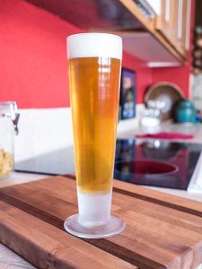 frosted beer glass photo