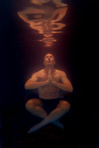 photo of Bob Coates underwater