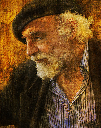 artist painterly image from photography