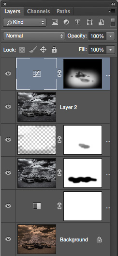 Adobe Photoshop Layers palette image