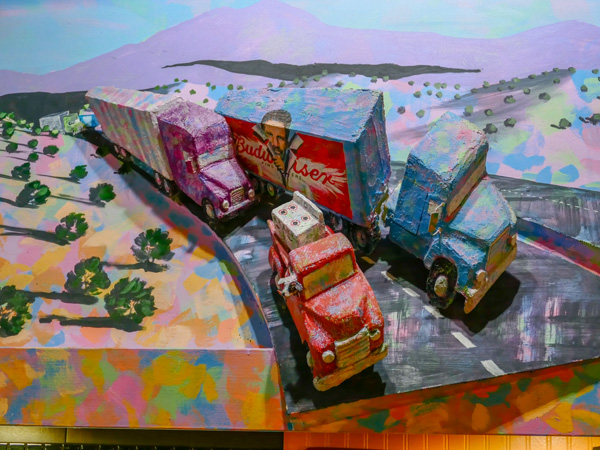 trucks from mural