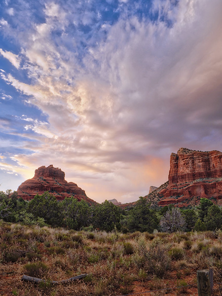 courthouse butte with bell rock photo sedona arizona