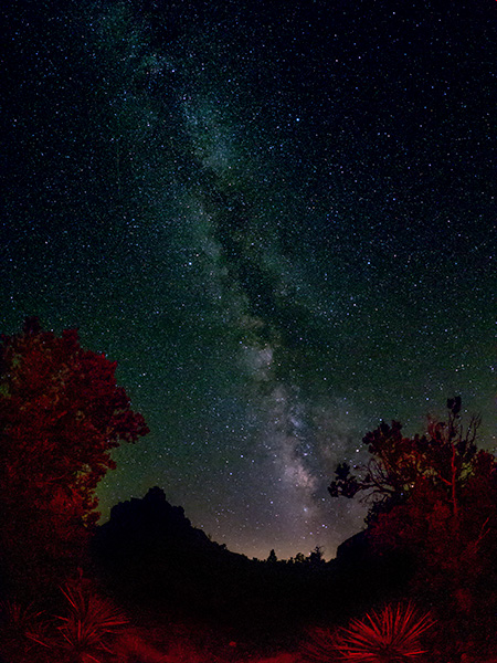 milky way sedona arizona photo