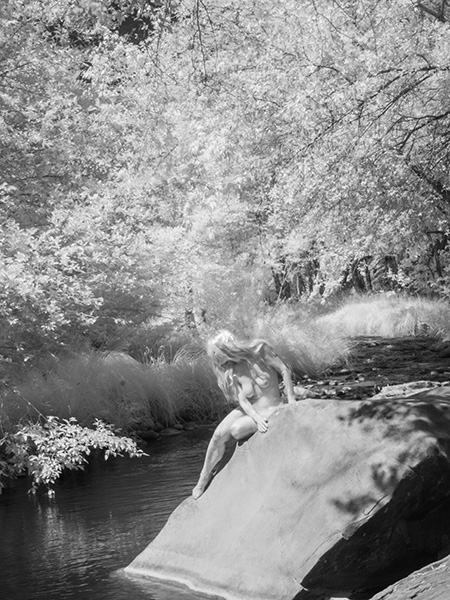 nude on rock in oak creek