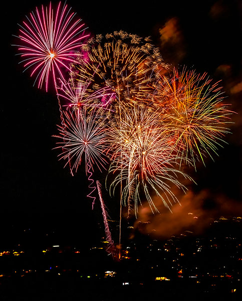 restart posting with an article on fireworks