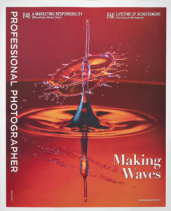 water drop photo cover ppa magazine